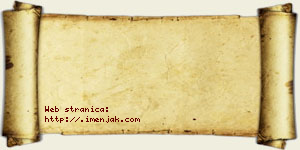 Strahinja Adamović vizit kartica